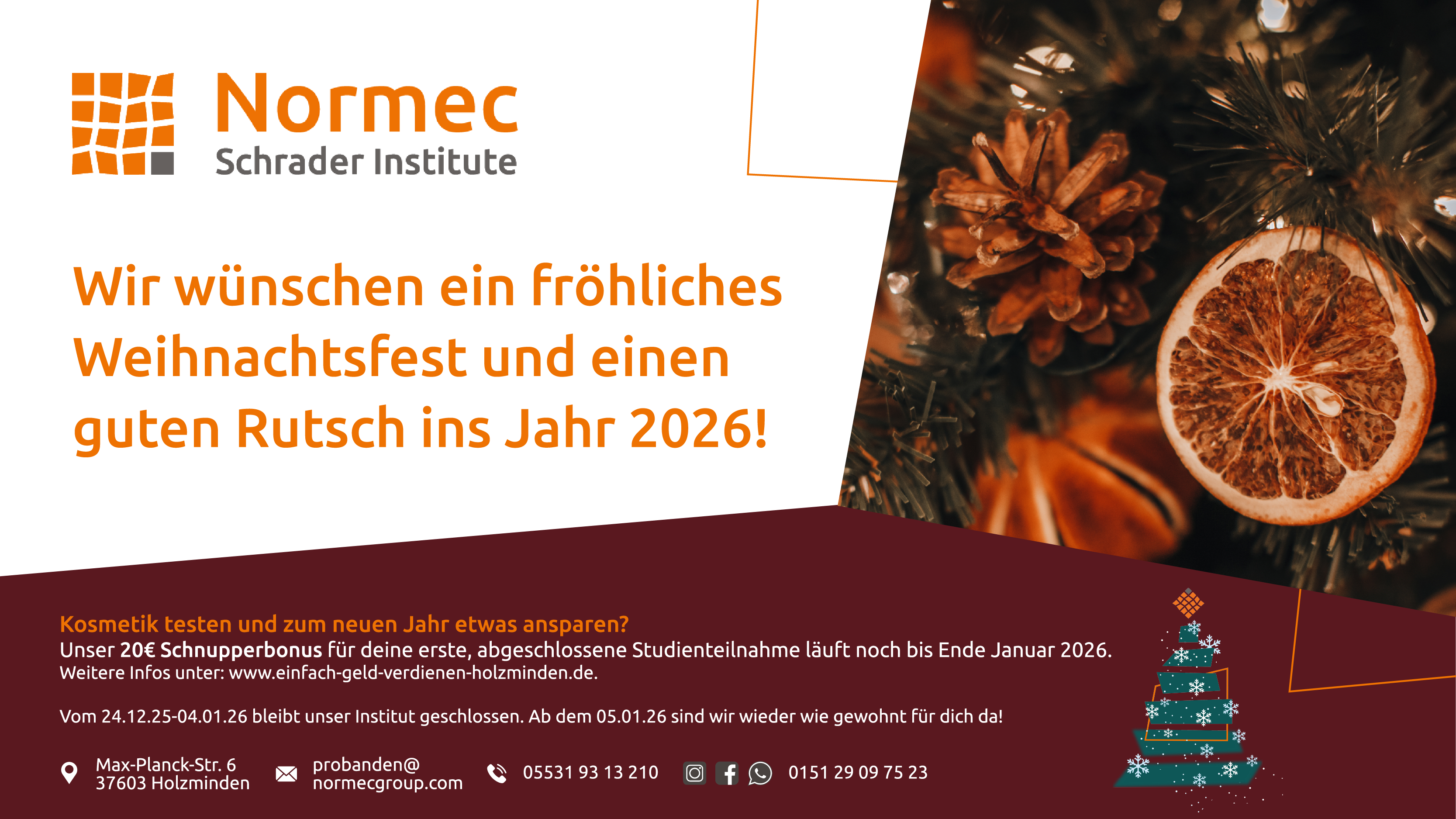 Dr Schrader Weihnachten