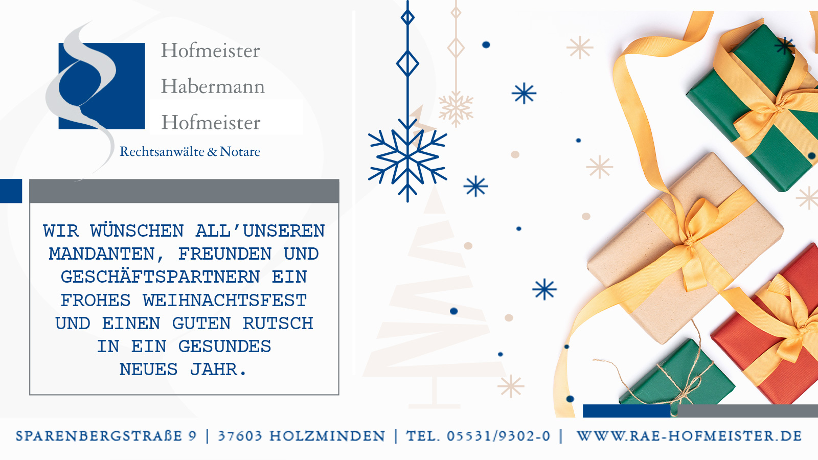 Hofmeister Weihnachten